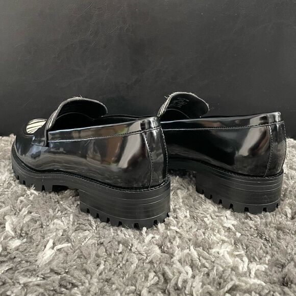 NWT Zara Animal Print Loafers - Picture 8 of 11
